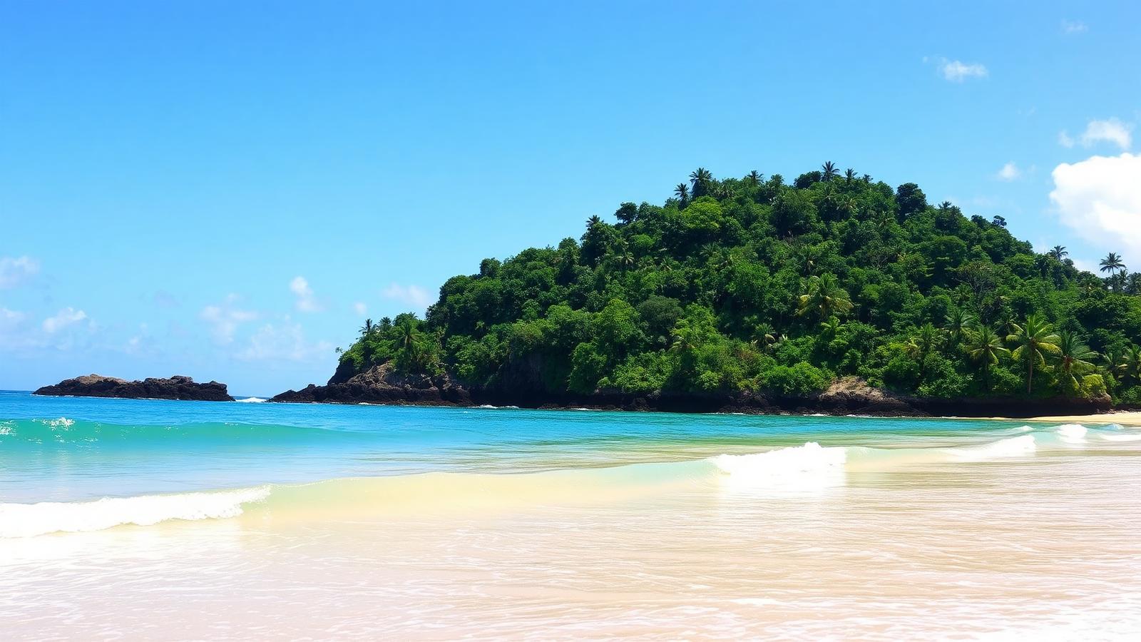 Manuel Antonio beach on Costa Rica's Central Pacific coast