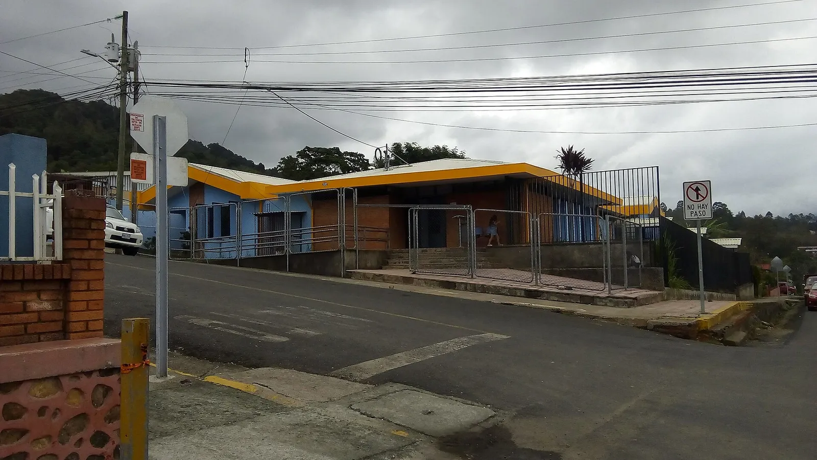 Entrance to a CCSS public health clinic in Costa Rica