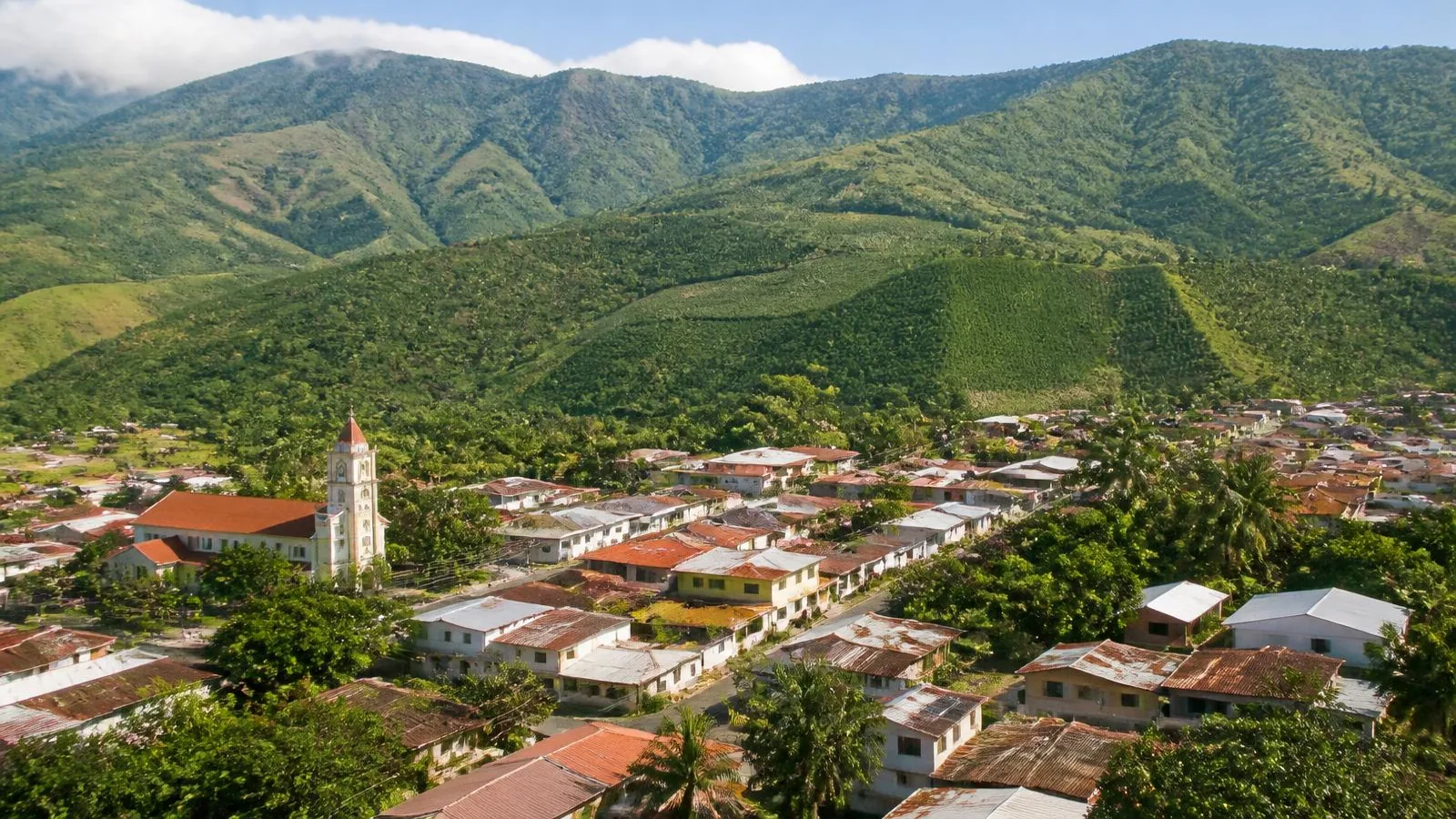Hillside town of Atenas in Costa Rica's Central Valley